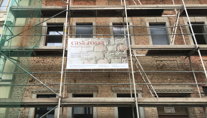 Casa Rossa Chemnitz Fertigstellung naht