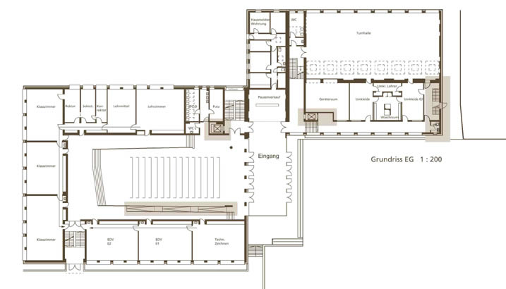 fassadensanierung mittelschule vilsbiburg massnahmen erdgeschoss